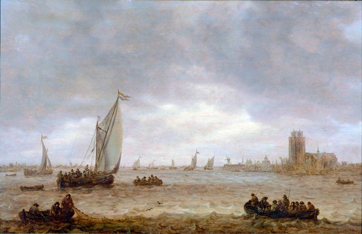 Jan van Goyen - Mouth of the Meuse (Dordrecht)