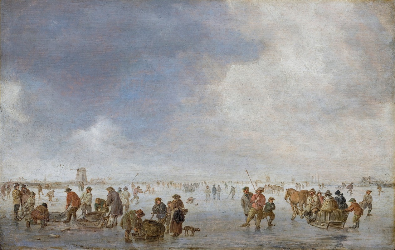Jan van Goyen - Winter Scene on the Ice