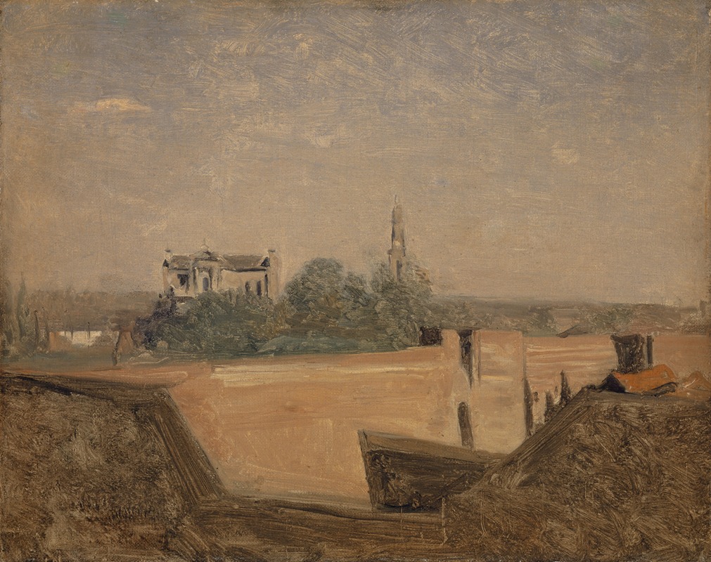 Jean-Baptiste-Camille Corot - The Ramparts of Arras