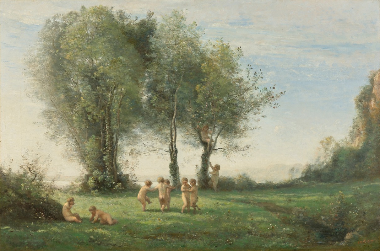 Jean-Baptiste-Camille Corot - Ronde D’amours; Lever Du Soleil