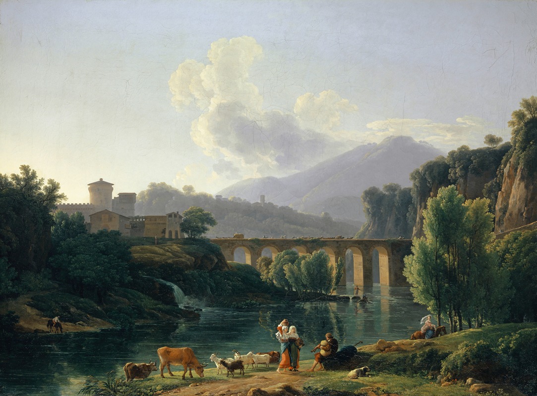 Jean-Joseph-Xavier Bidauld - Roman Landscape with Viaduct