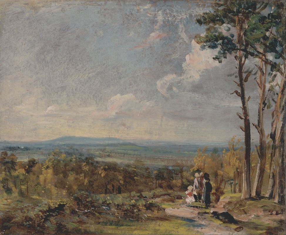 John Constable - Hampstead Heath Looking Towards Harrow