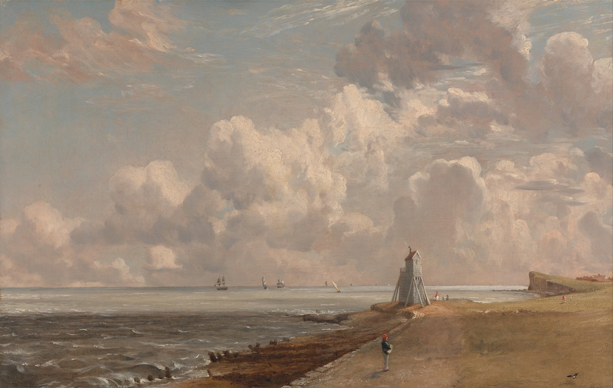 John Constable - Harwich- The Low Lighthouse and Beacon Hill