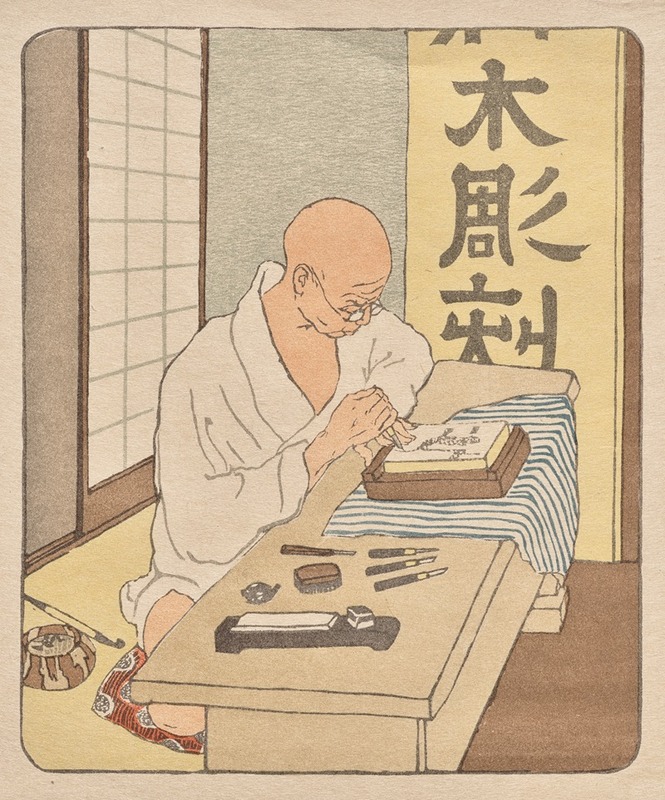 Emil Orlik - The Japanese Woodcutter