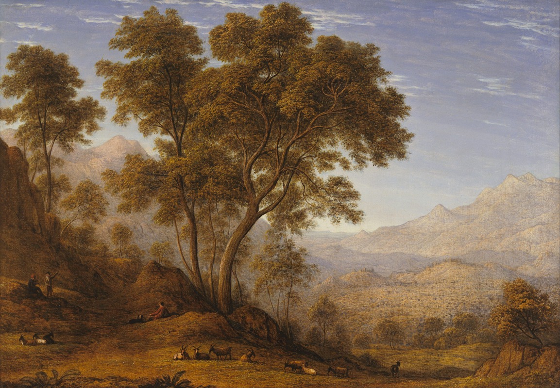 John Glover - My last view of Italy, looking from the alps over Suza