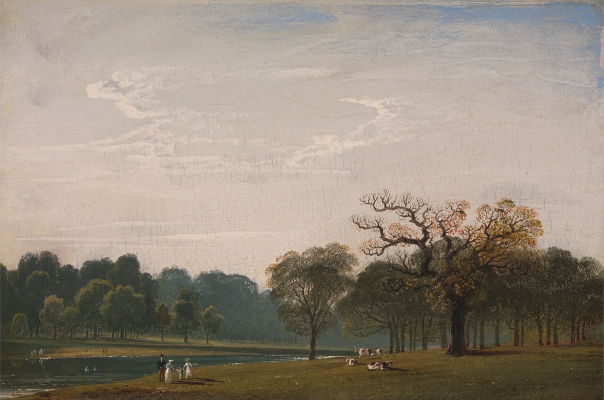 John Martin - Kensington Gardens