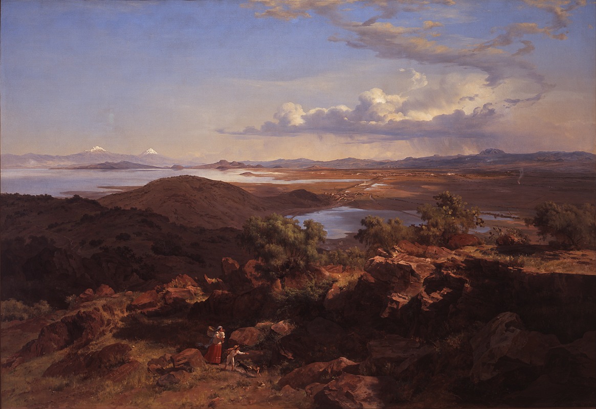 José María Velasco - The Valley of Mexico from the Santa Isabel Mountain Range