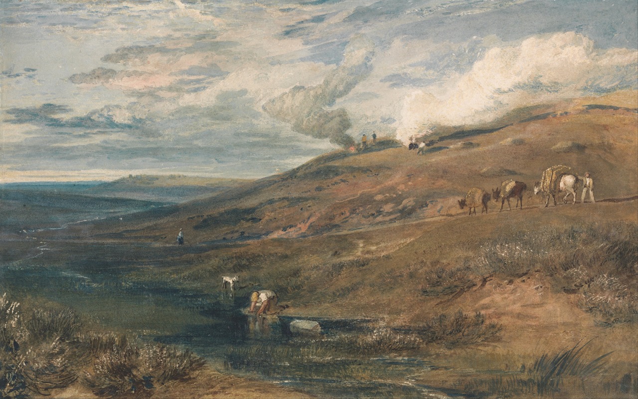 Joseph Mallord William Turner - Dartmoor: The Source of the Tamar and the Torridge
