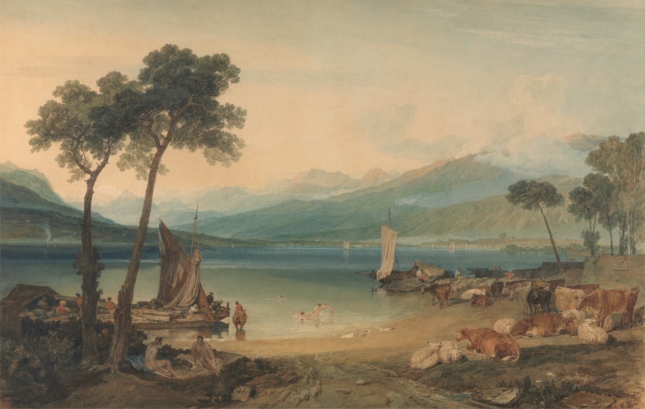 Joseph Mallord William Turner - Lake Geneva and Mount Blanc