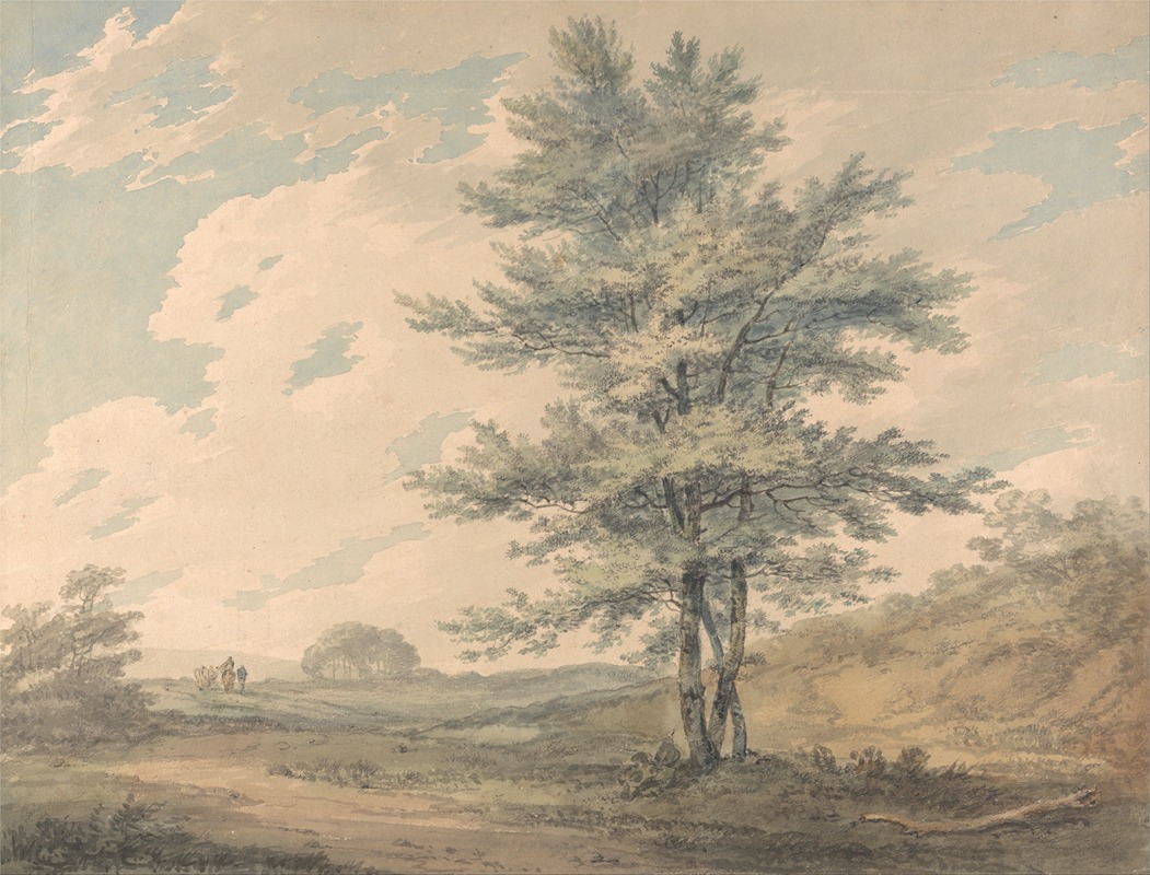 Joseph Mallord William Turner - Landscape with Trees and Figures