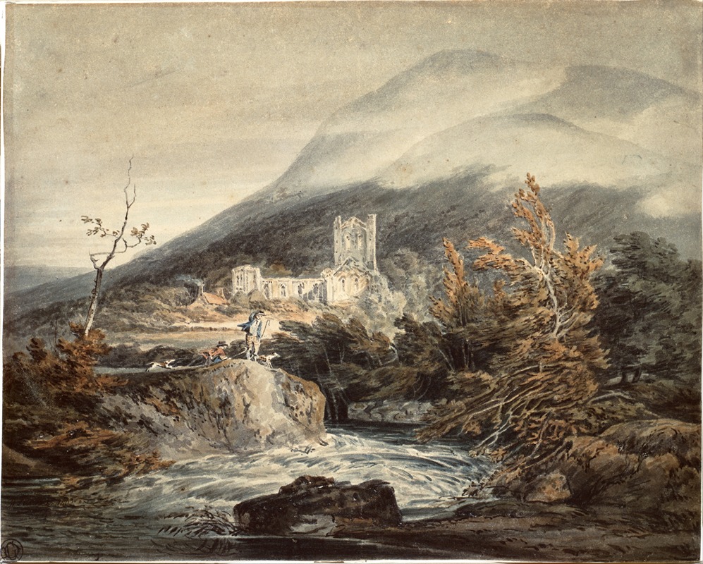 Joseph Mallord William Turner - Llanthony Abbey, Monmouthshire