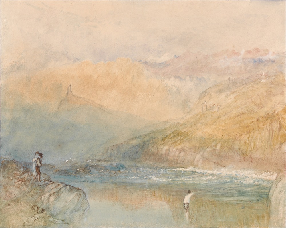 Joseph Mallord William Turner - On the Mosell, Near Traben Trarbach