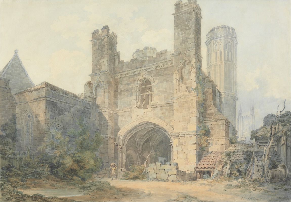 Joseph Mallord William Turner - Saint Augustine’s Gate, Canterbury