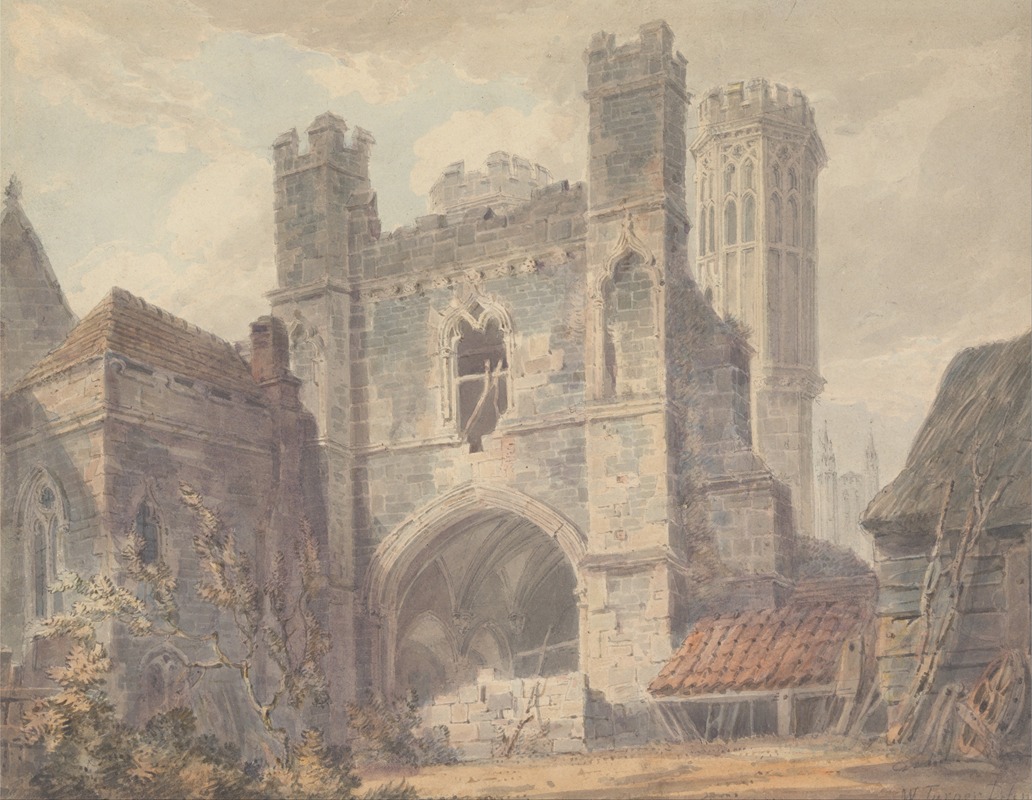 Joseph Mallord William Turner - St. Augustine’s Gate, Canterbury
