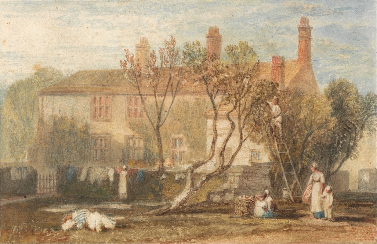 Joseph Mallord William Turner - Steeton Manor House, Near Farnley