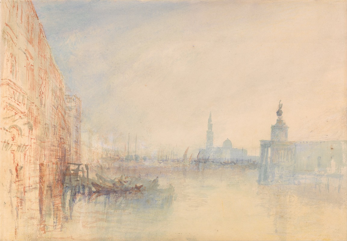 Joseph Mallord William Turner - Venice, The Mouth of the Grand Canal