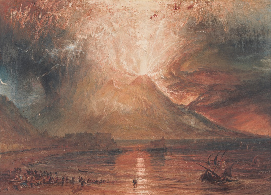 Joseph Mallord William Turner - Vesuvius in Eruption