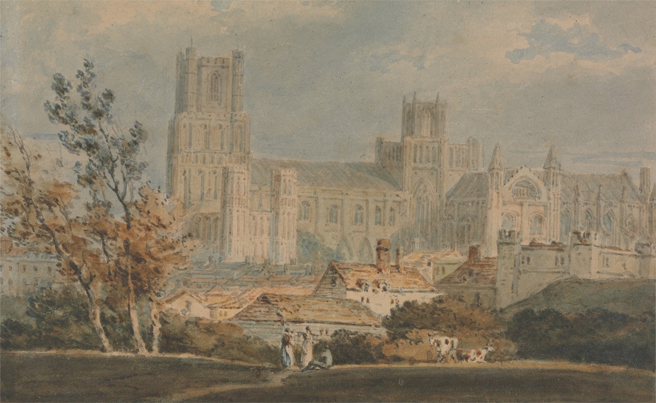 Joseph Mallord William Turner - View of Ely Cathedral