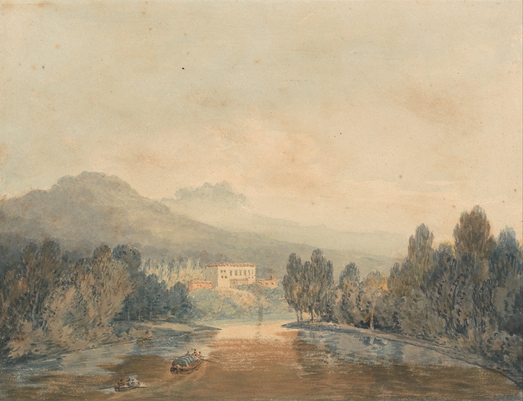 Joseph Mallord William Turner - Villa Salviati on the Arno