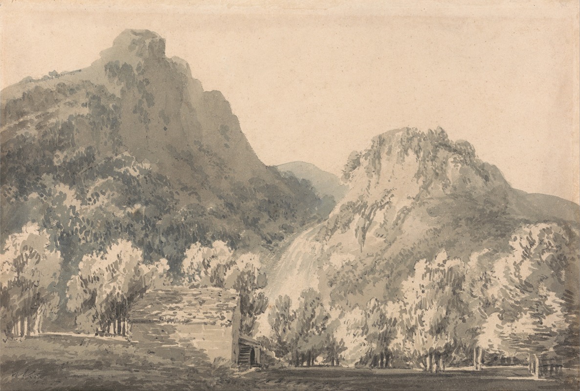 Joseph Mallord William Turner - Waterfall of Lodore, Cumberland