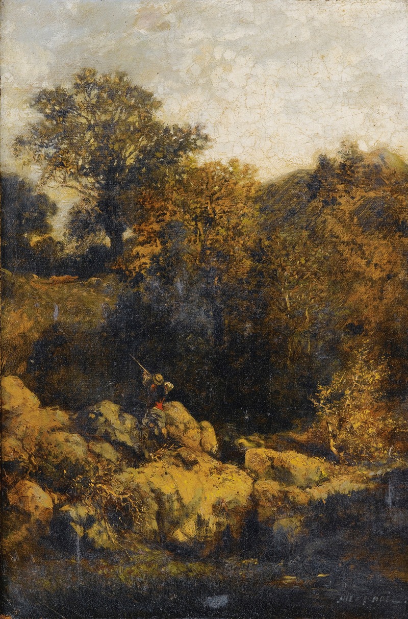 Jules-Achille Noël - Hunter In A Landscape