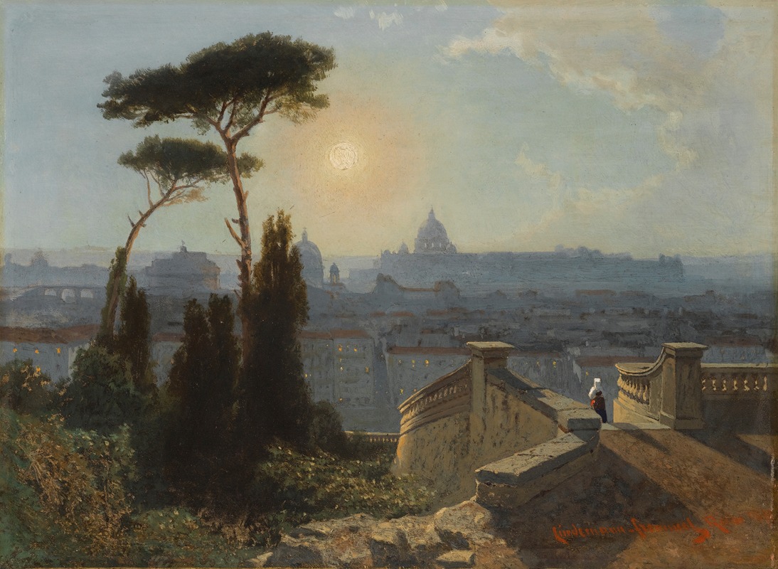 Karl Lindemann-Frommel - Rome, From The Trinita Di Monti