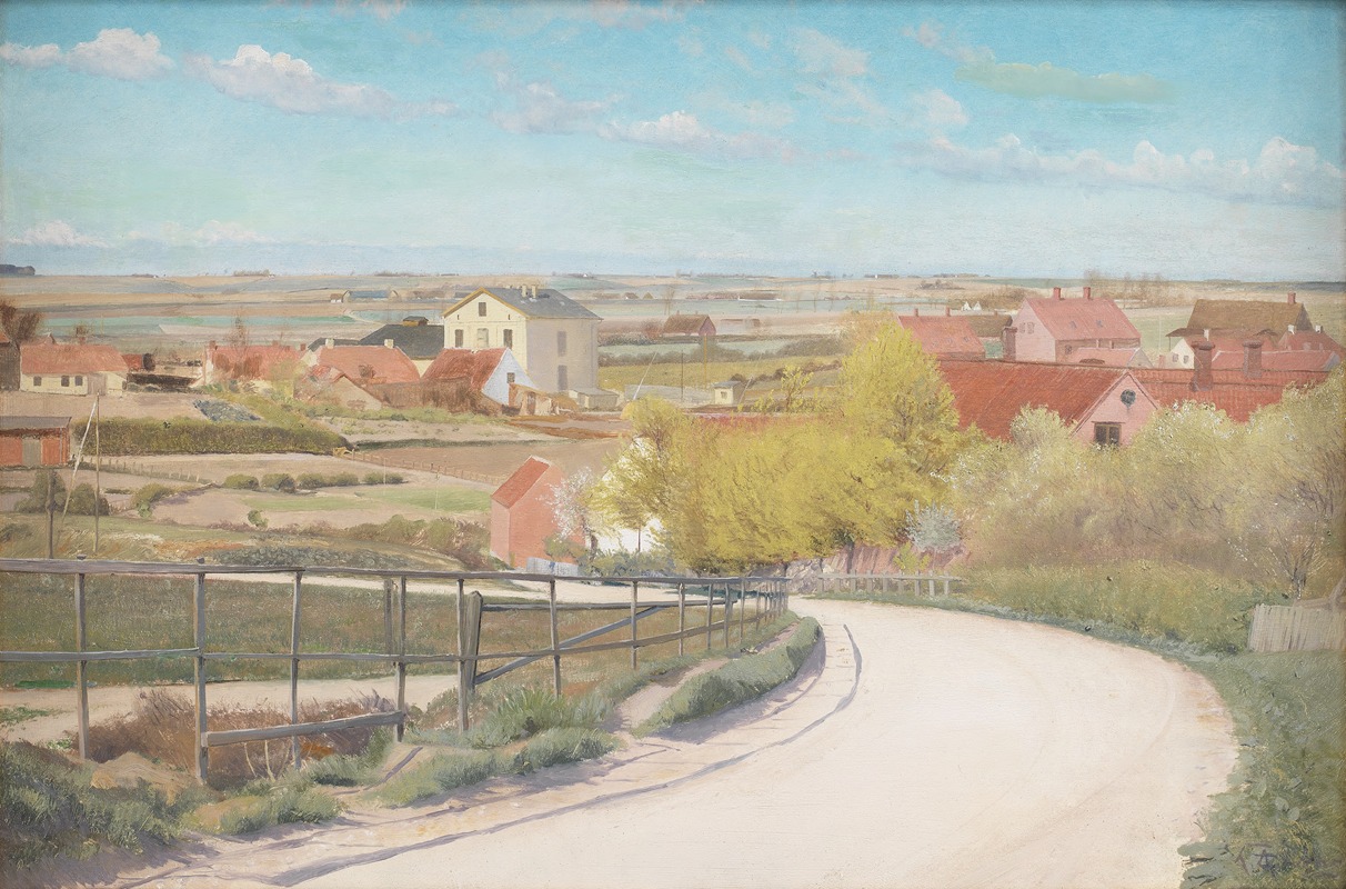 Laurits Andersen Ring - View from a Road near Næstved, Zealand