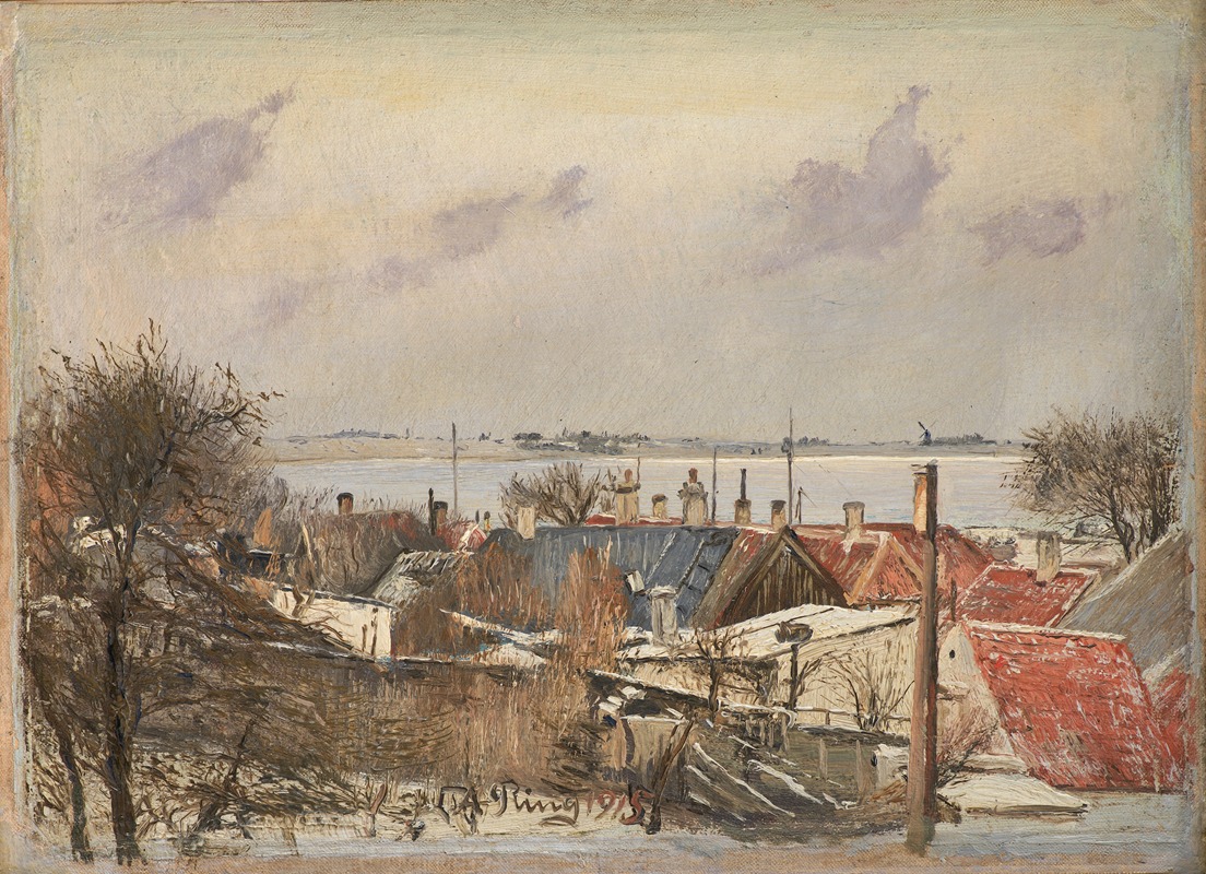 Laurits Andersen Ring - View from Roskilde towards the Fiord