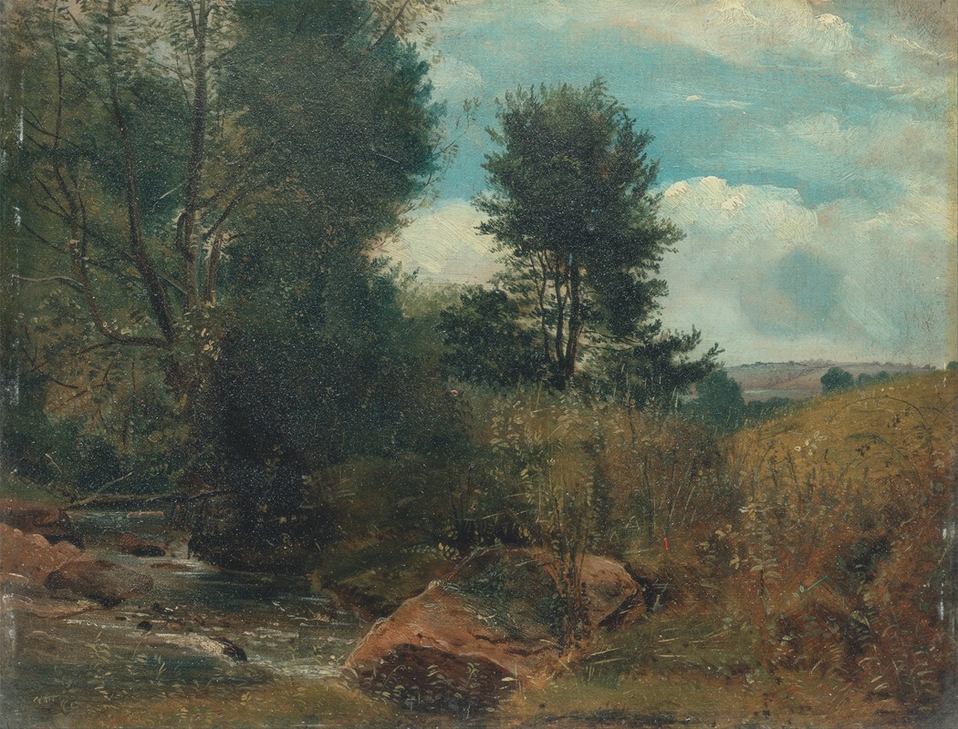 Lionel Constable - View on the River Sid, near Sidmouth
