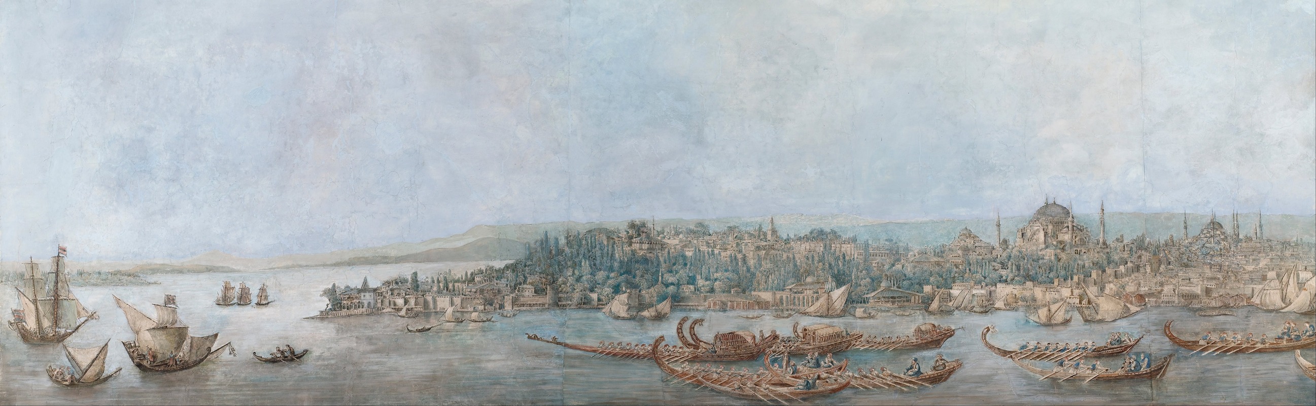 Louis-François Cassas - Panorama of Sarayburnu