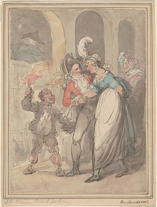Thomas Rowlandson - Coming out of the theatre