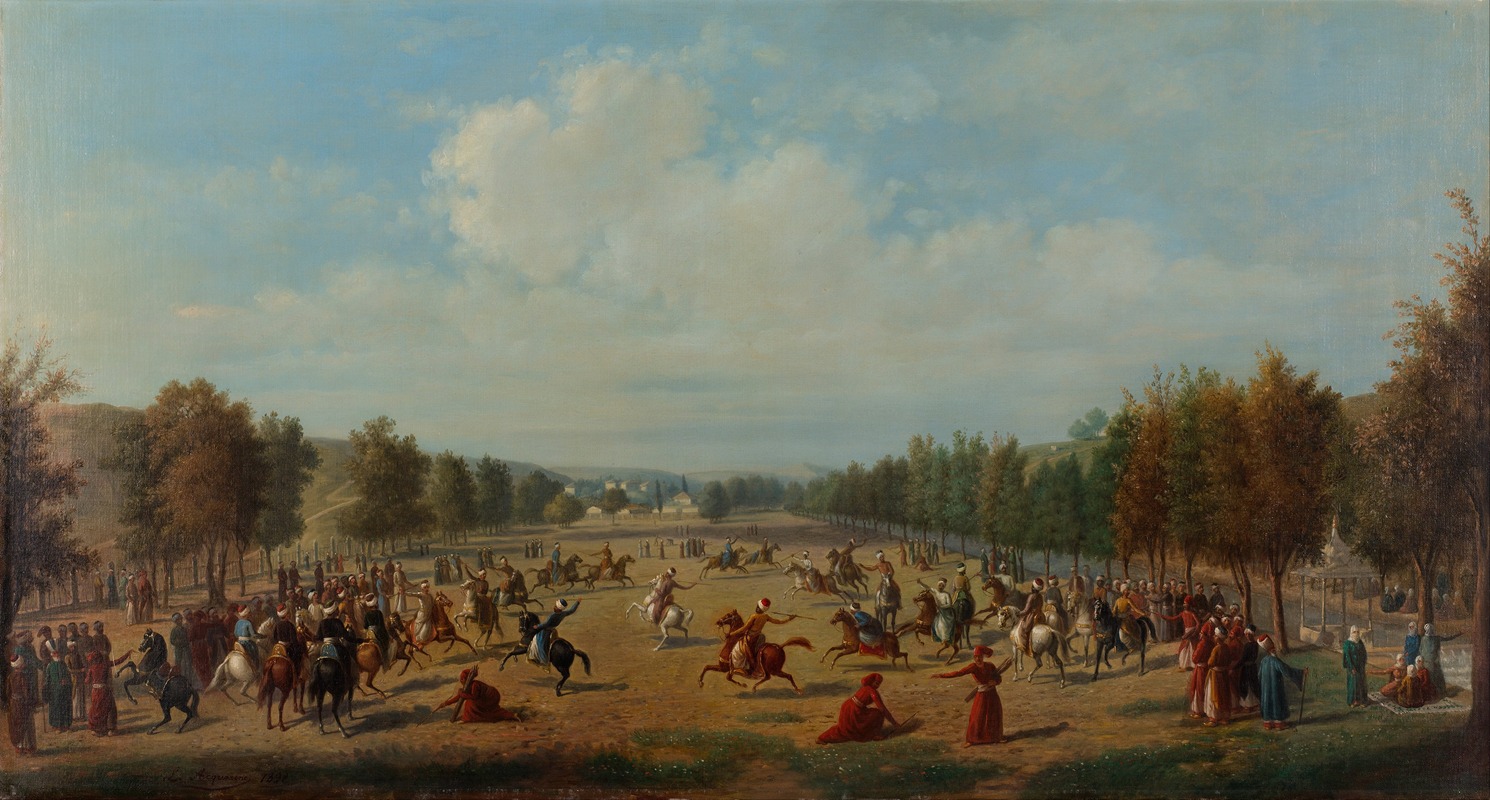 Luigi Acquarone - A Jereed Game in Kağıthane