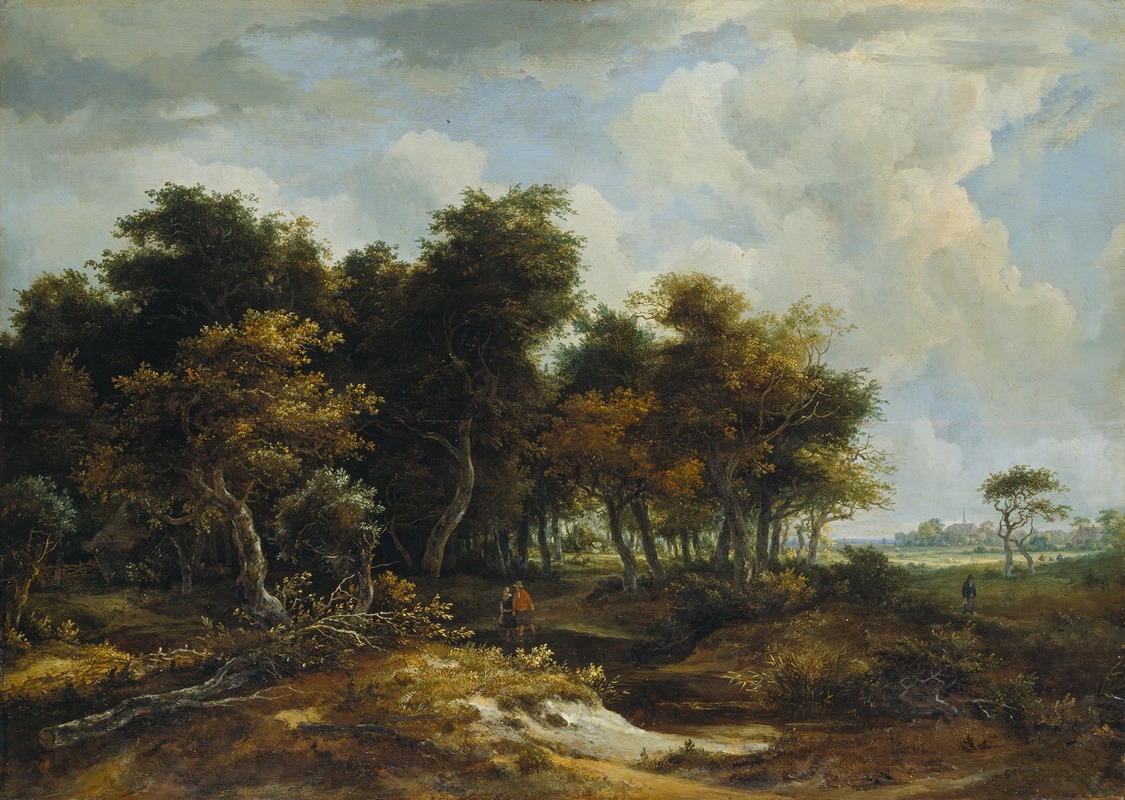 Meindert Hobbema - Entrance to a Forest