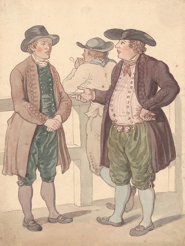 Thomas Rowlandson - Dutch costumes