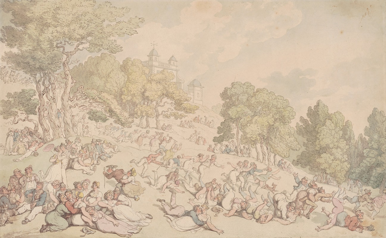 Thomas Rowlandson - Easter Monday at Greenwich