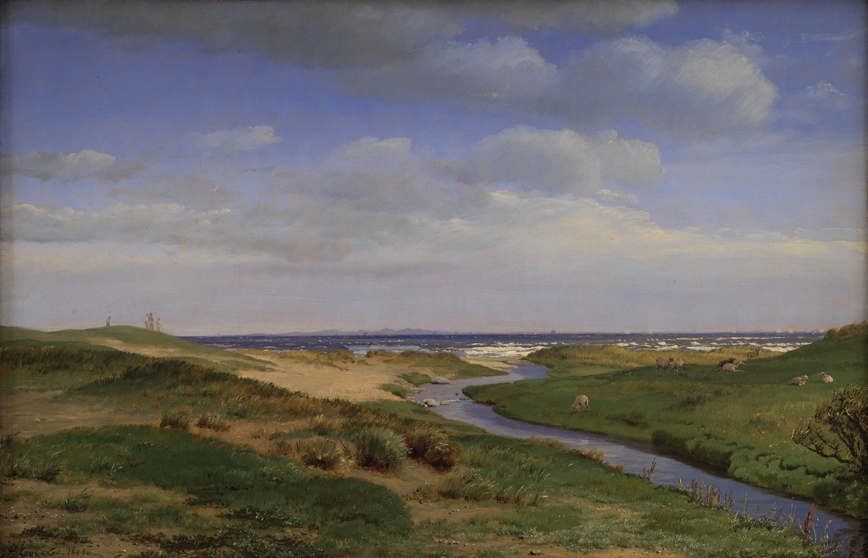 P. C. Skovgaard - View of the North Coast of Zealand at Dronningmølle