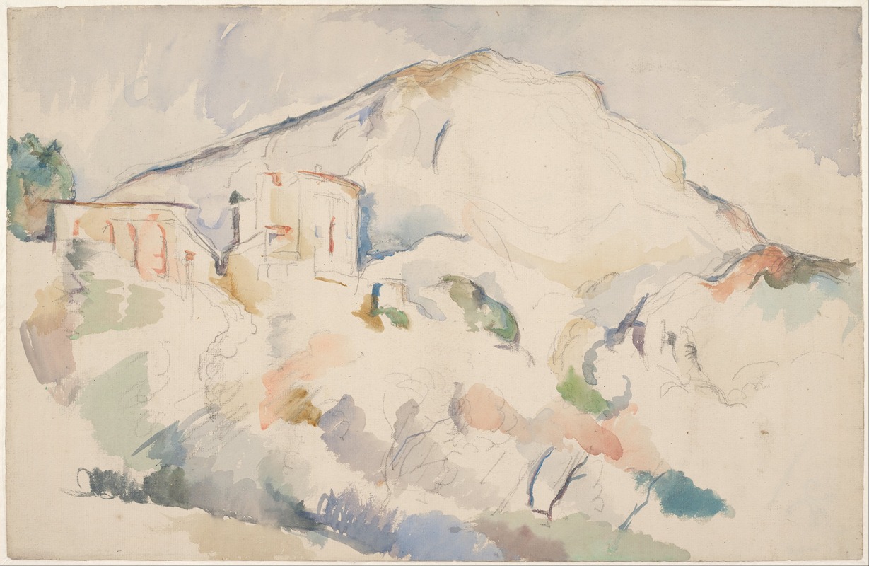 Paul Cézanne - Château Noir and Mont Sainte-Victoire, c. 1890-1895