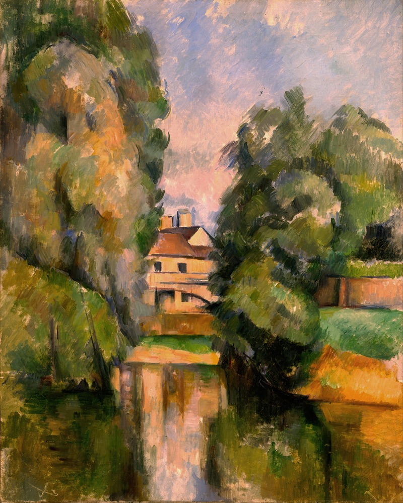 Paul Cézanne - Country House by a River