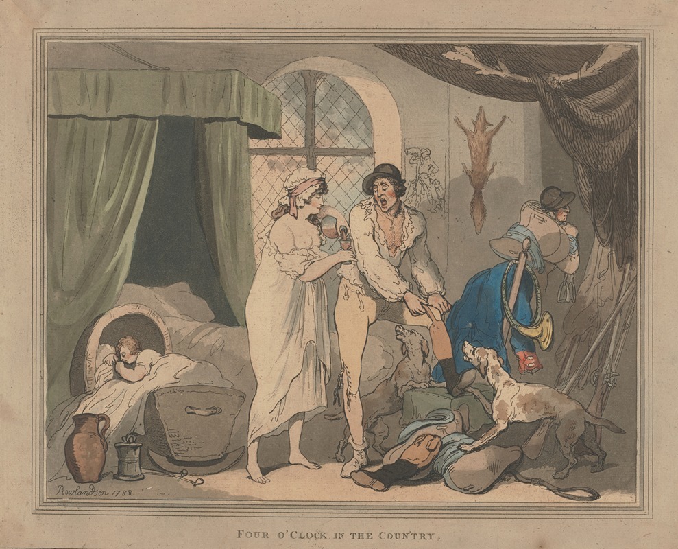 Thomas Rowlandson - Four o’clock in the country