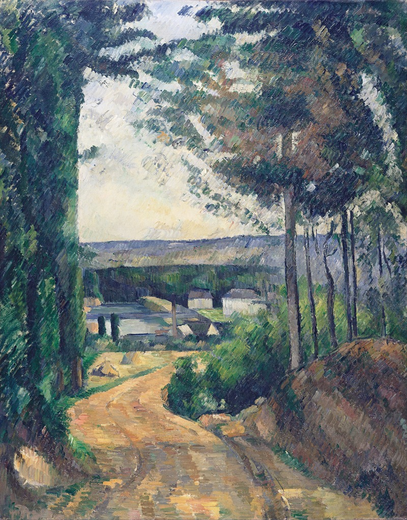 Paul Cézanne - Road leading to the lake