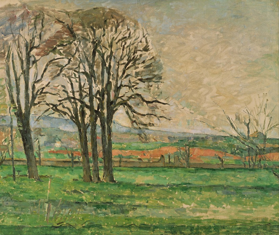 Paul Cézanne - The Bare Trees at Jas de Bouffan