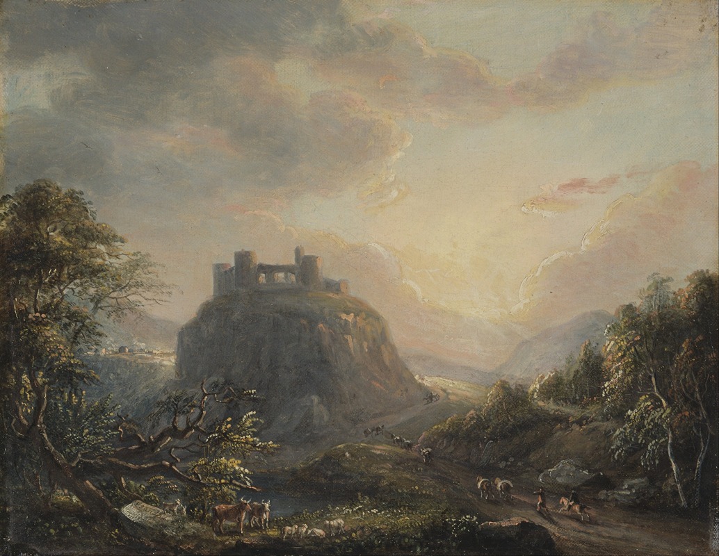 Paul Sandby - Landscape with a Castle