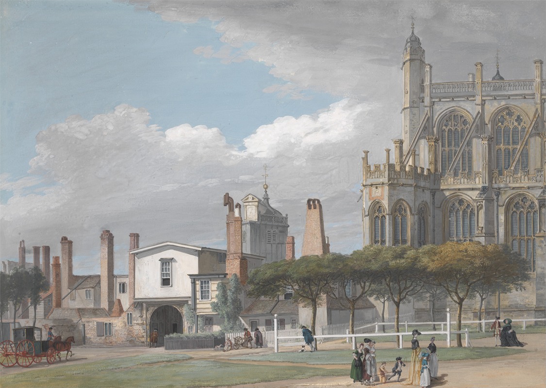 Paul Sandby - St. George’s Chapel, Windsor, and the Entrance to the Singing Men’s Cloister