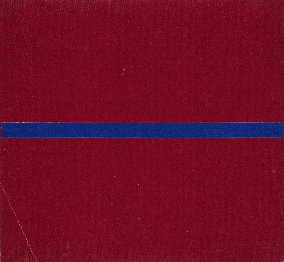 Blue and Red from the series Line Form Color by Ellsworth Kelly