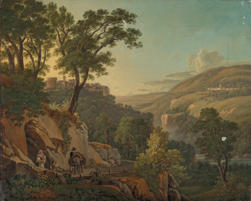 Peter Birmann - Landscape near Tivoli