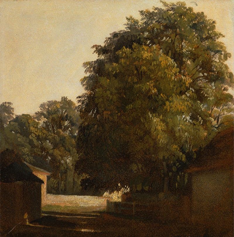 Peter DeWint - Landscape with Chestnut Tree