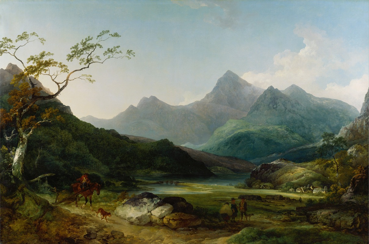 Philip James de Loutherbourg - Snowdon from Capel Curig