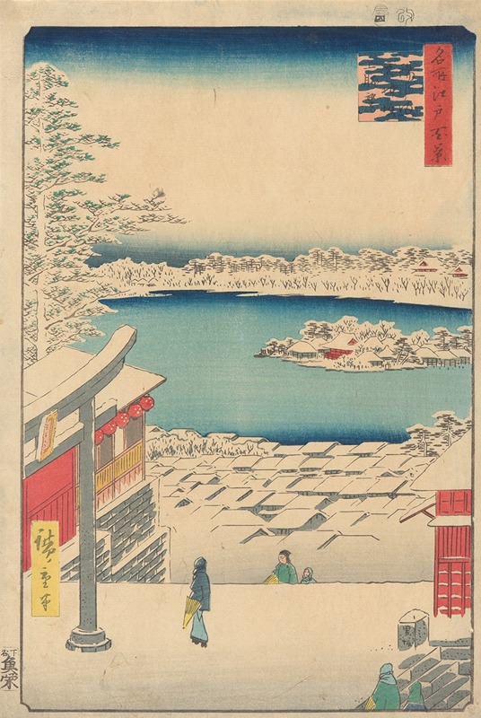 Andō Hiroshige - Islet in the Snow