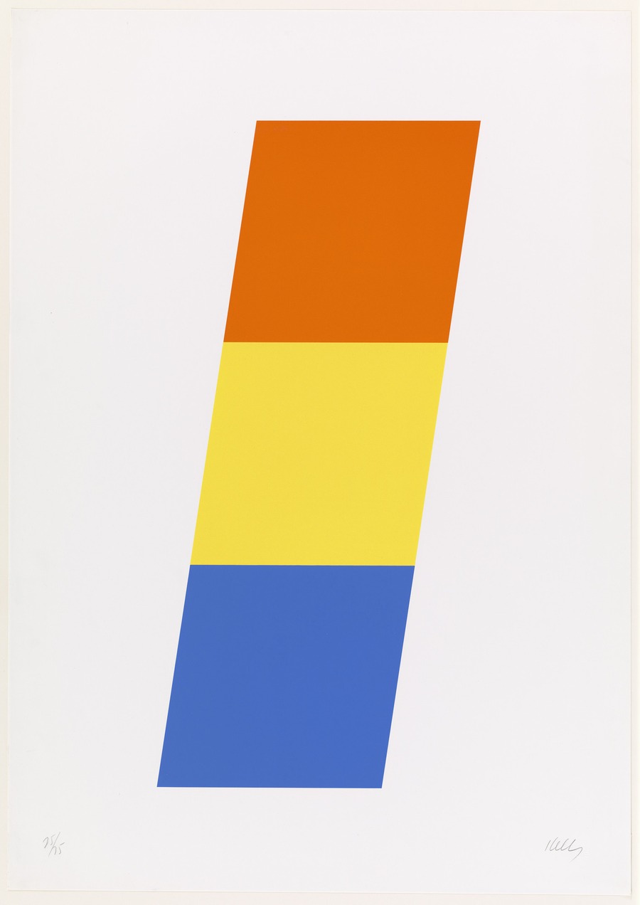 Ellsworth Kelly - Red-Orange Yellow Blue from Series of Ten Lithographs