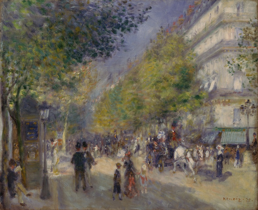 Pierre-Auguste Renoir - The Grands Boulevards